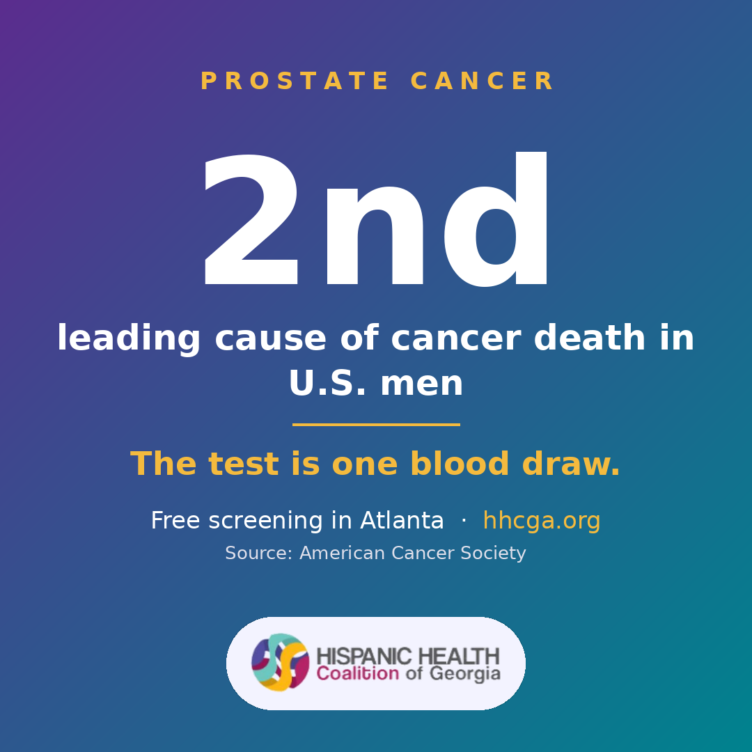One blood draw, no exam table: what Latino men in Atlanta should know about prostate screening