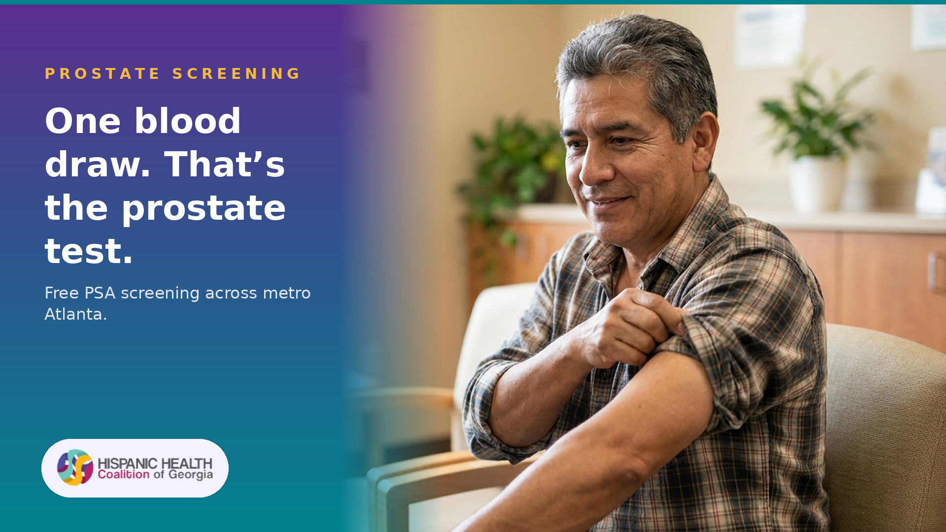 One blood draw, no exam table: what Latino men in Atlanta should know about prostate screening