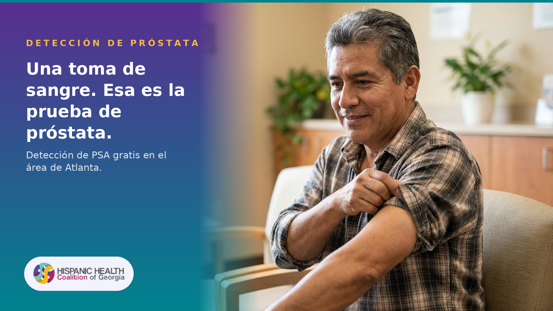 Cáncer de próstata en Atlanta: lo que los hombres latinos deben saber sobre la prueba PSA y dónde hacerse el examen gratis