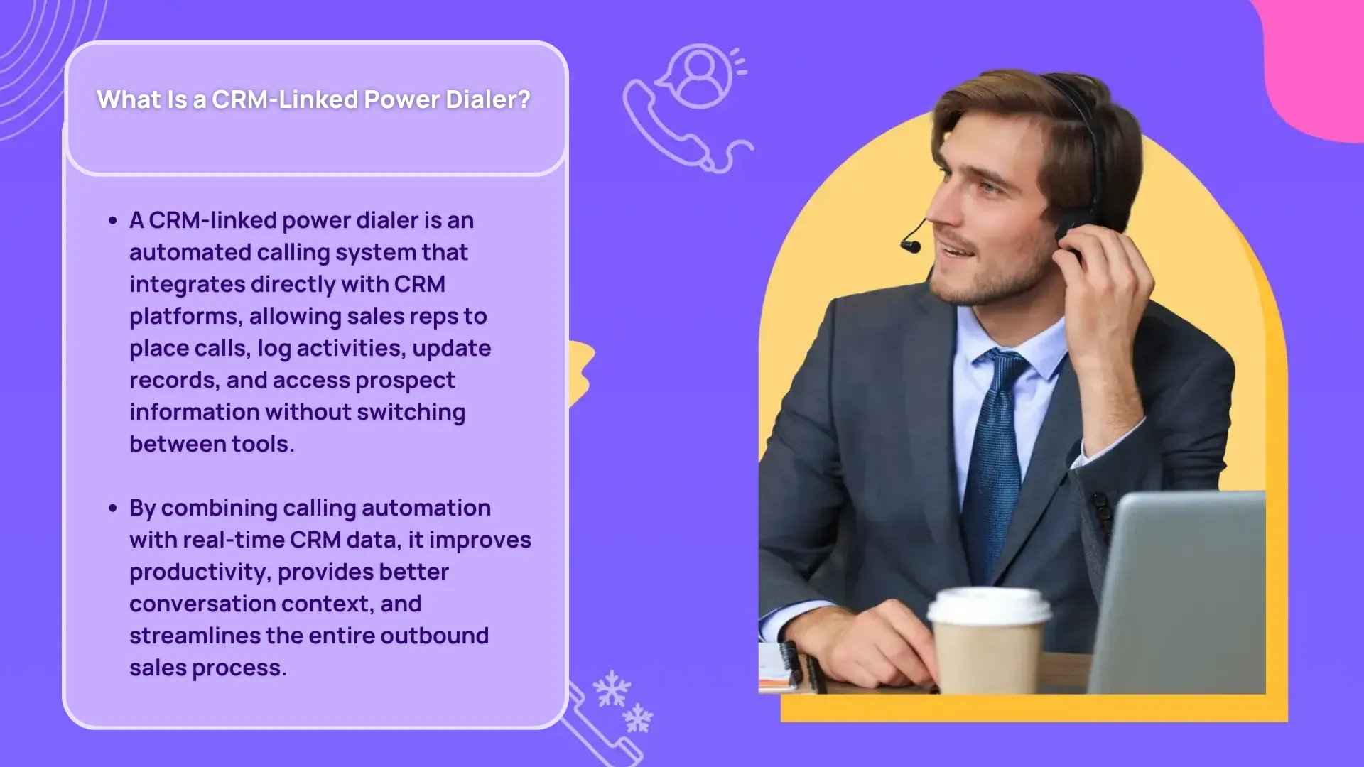 What Is a CRM-Linked Power Dialer?