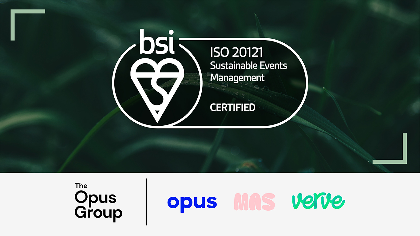 The Opus Group Is Fully ISO 20121 Certified