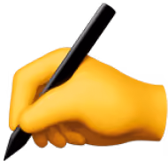 hand with pen