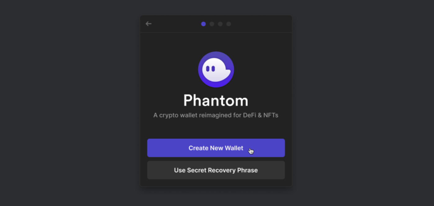 create a phantom wallet 