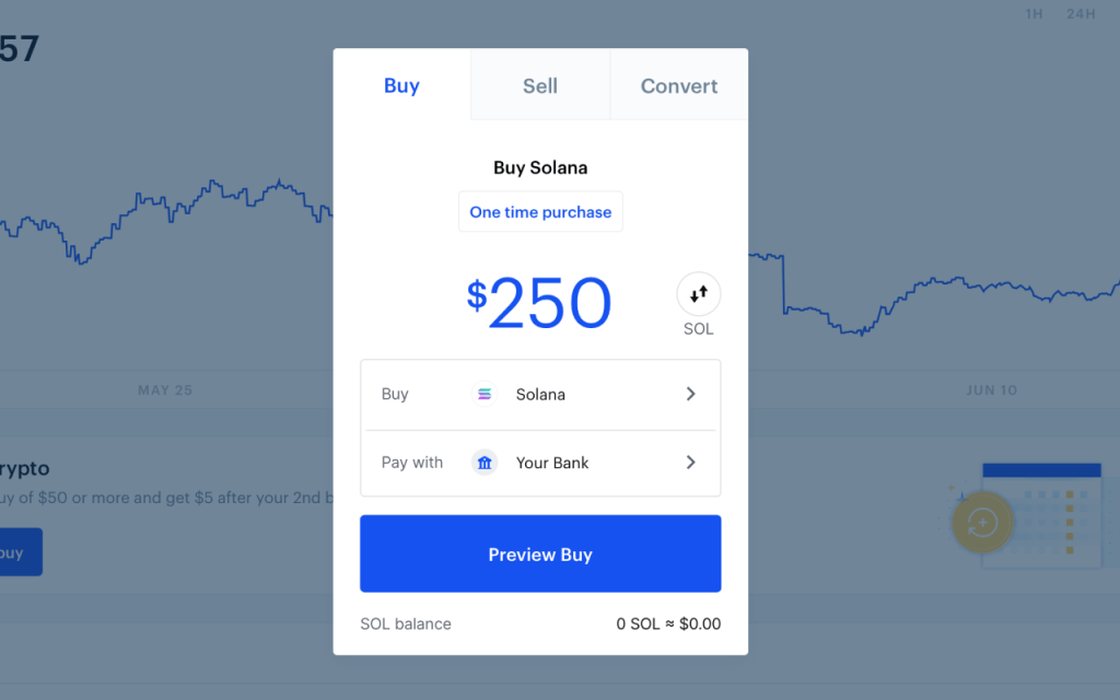 buying cryptocurrency on coinbase