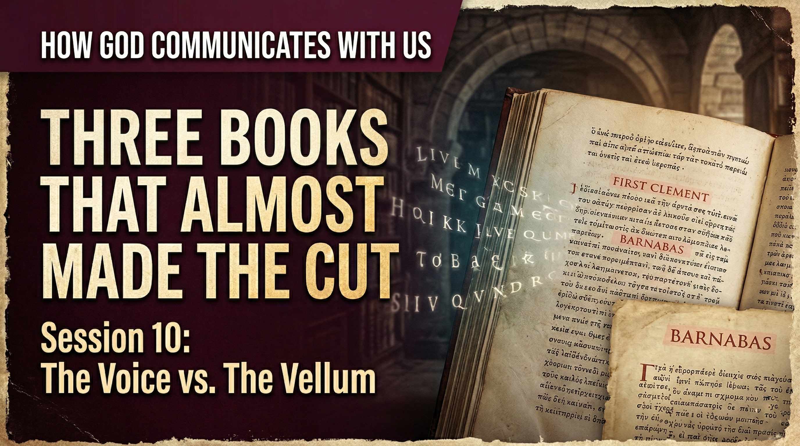 Episode 10 - Three books that almost made the cut.