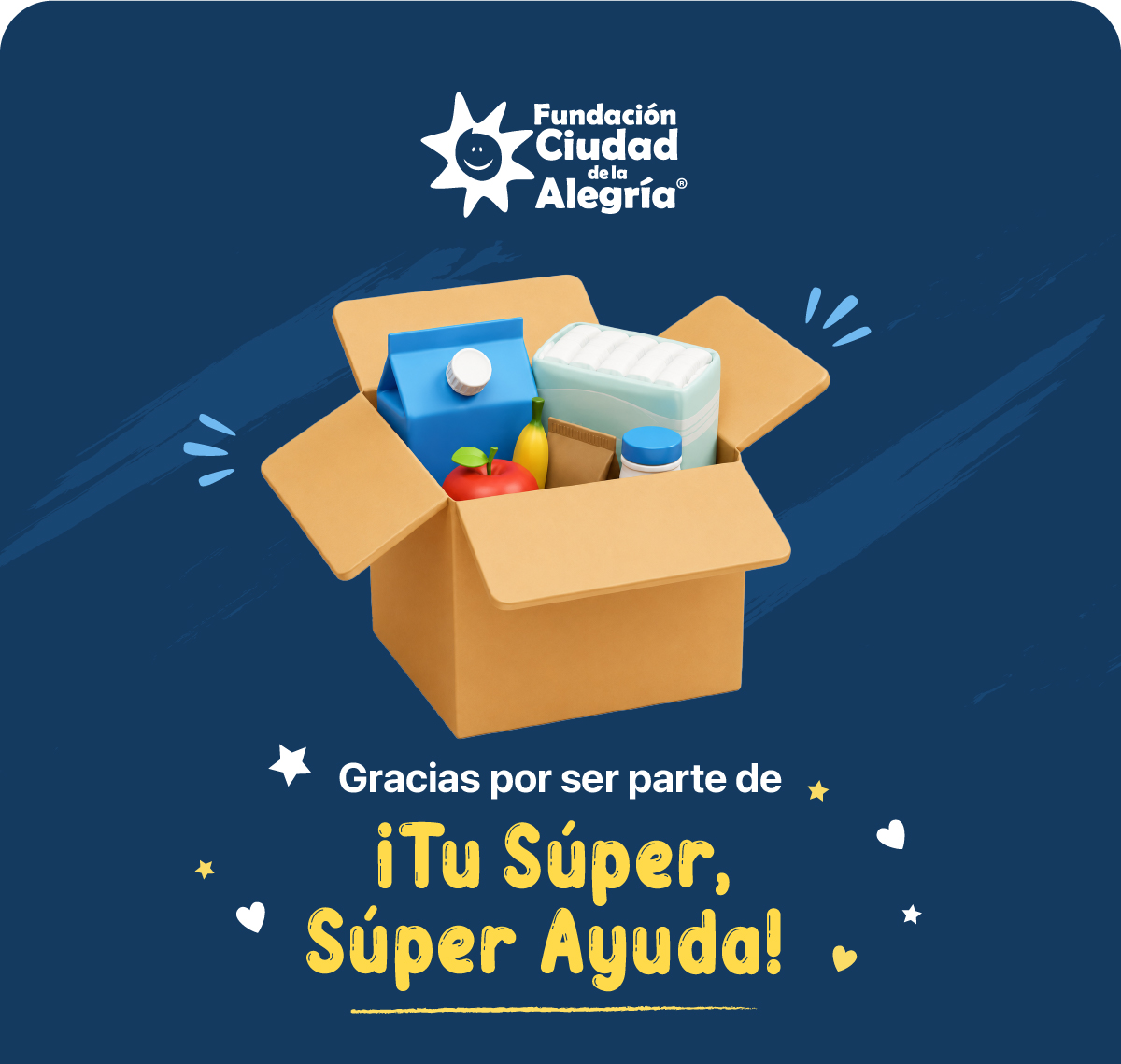 Gracias por ser parte de ¡Tu Súper, Súper Ayuda!