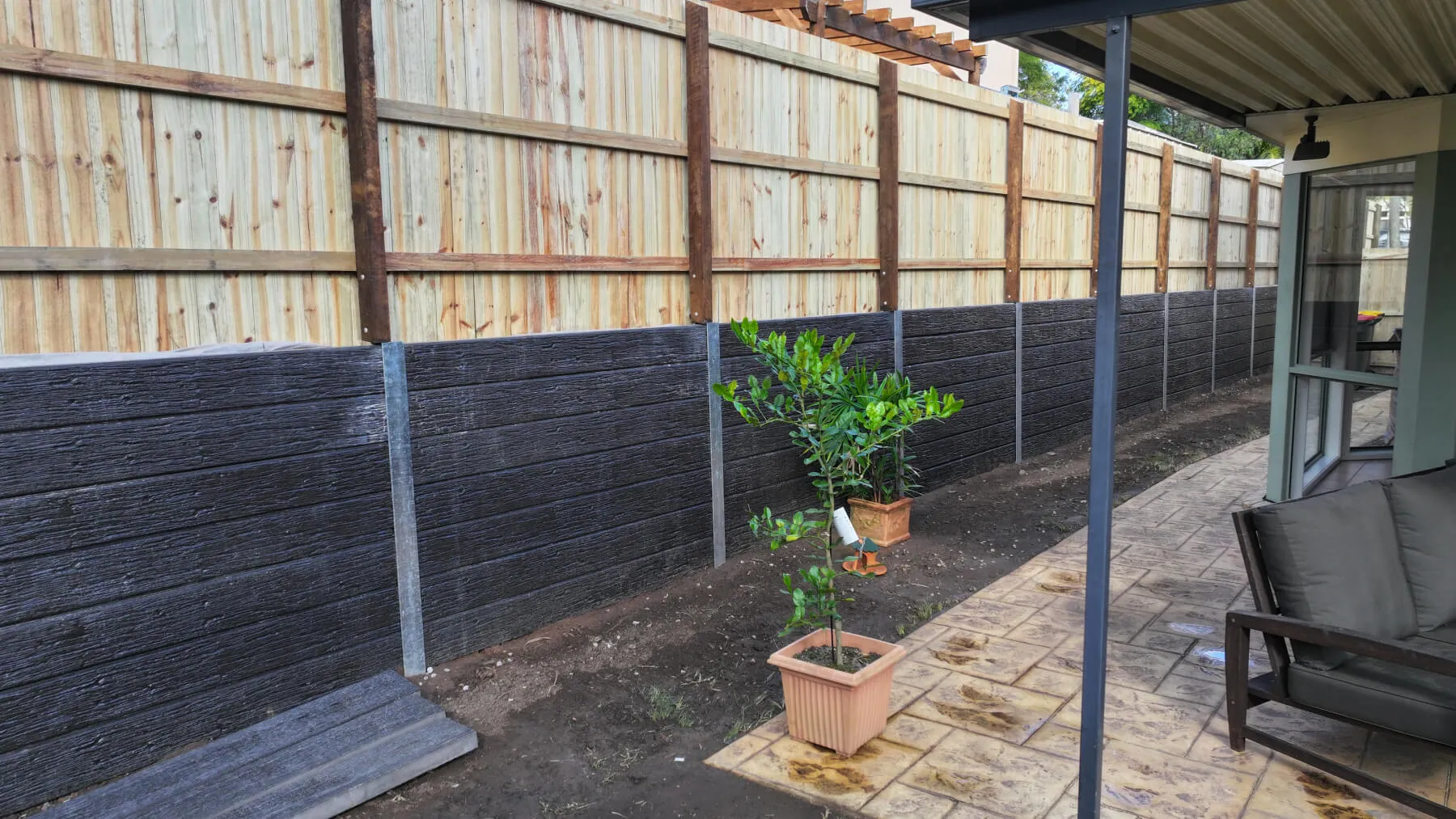 Concrete Sleeper Retaining Wall Brisbane