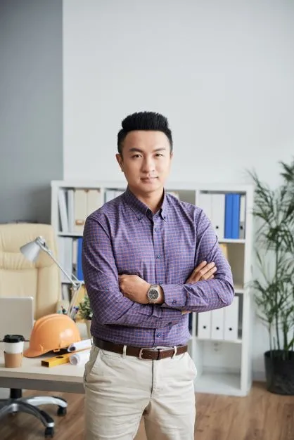 confident guy.