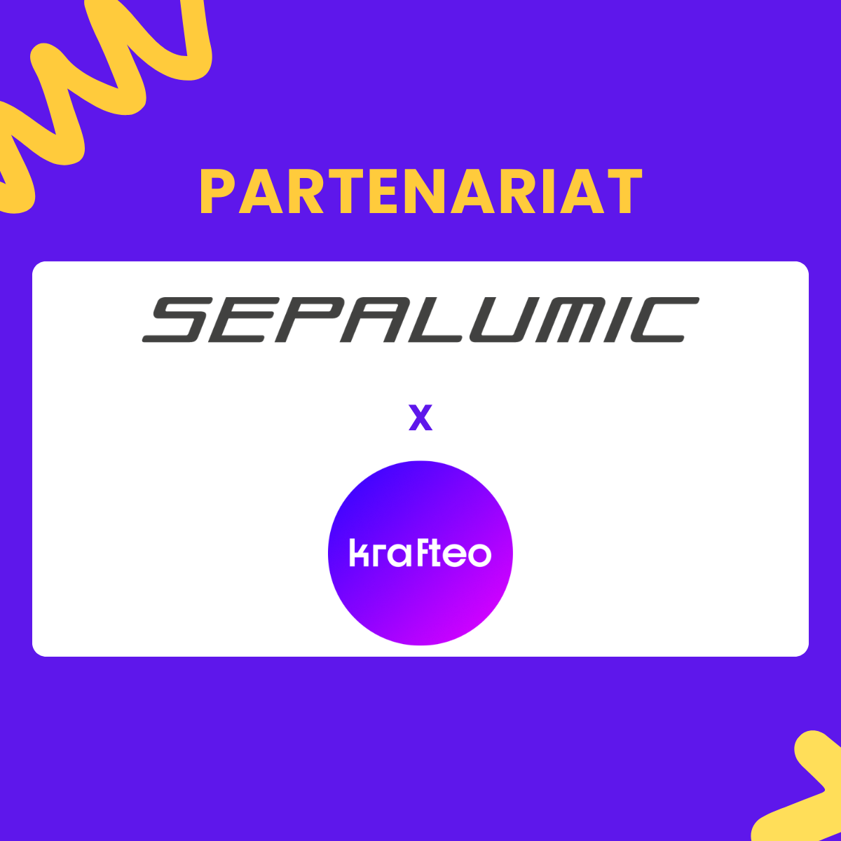 📢 KRAFTEO est partenaire du programme Artisan Créateur SEPALUMIC !