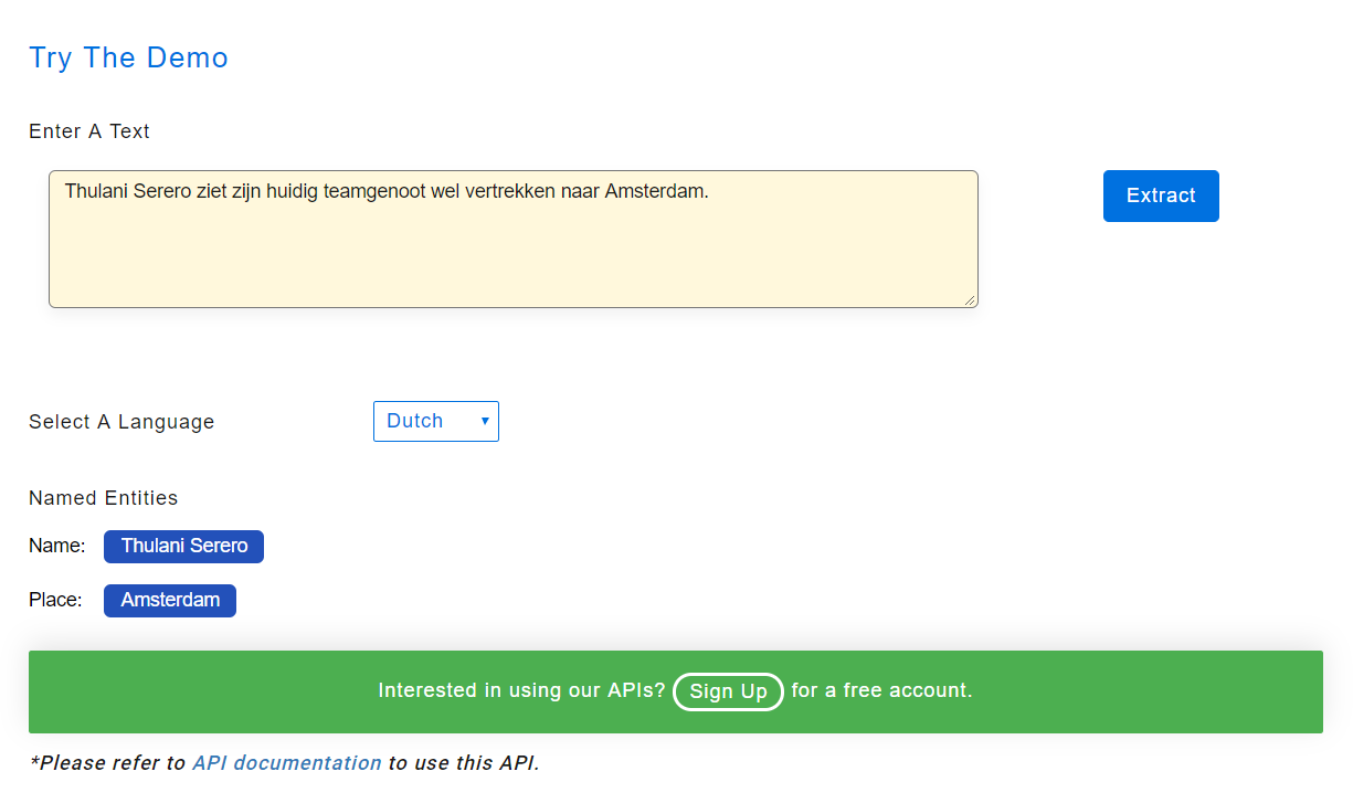 named entity recognition