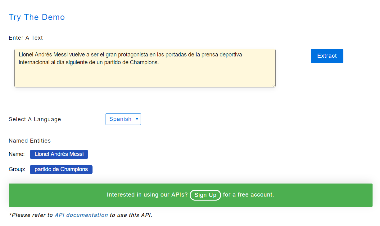 named entity recognition
