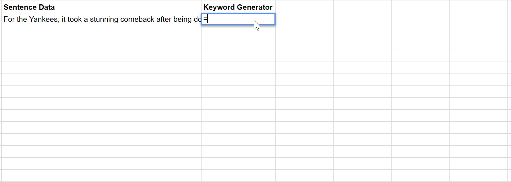 google sheets add-on