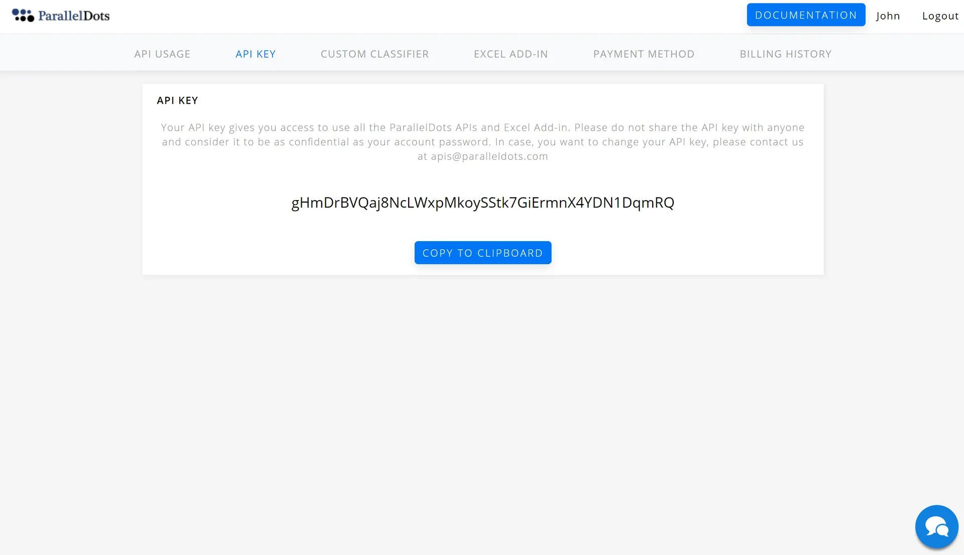 User Dashboard