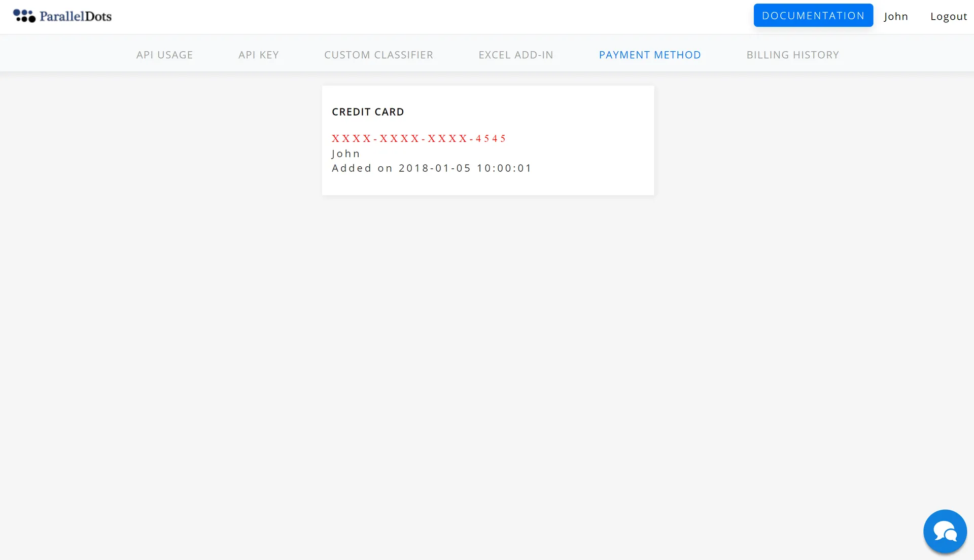 User Dashboard
