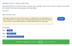 Named Entity Recognition
