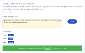 Named Entity Recognition