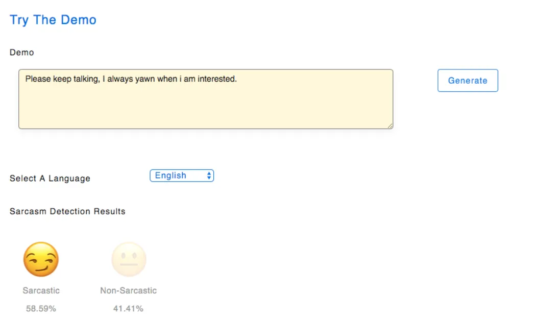 sarcasm detection
