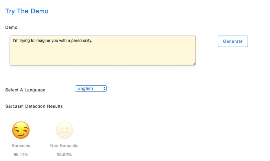 sarcasm detection