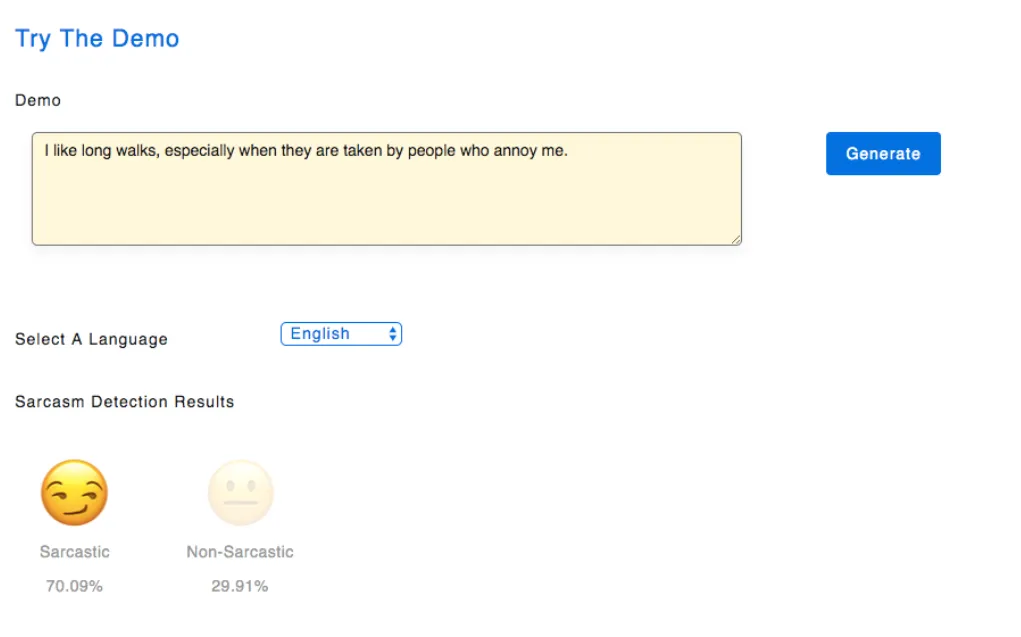 sarcasm detection