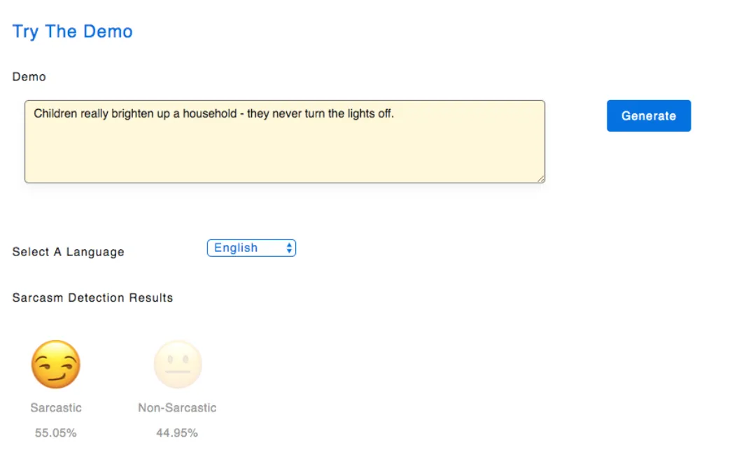 sarcasm detection