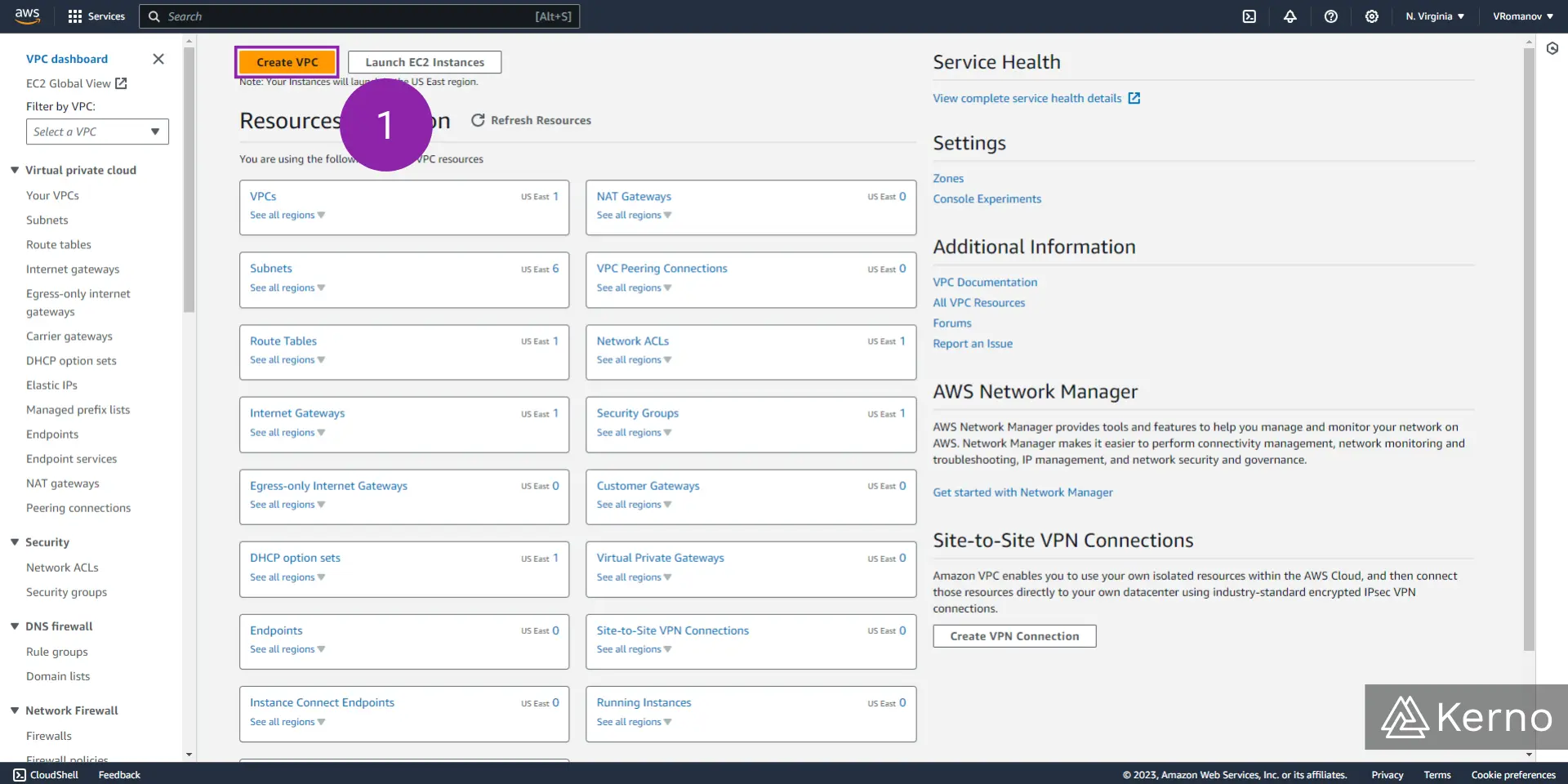 Figure 2.2 - VPC - Virtual Private Cloud | Creating a New VPC on AWS