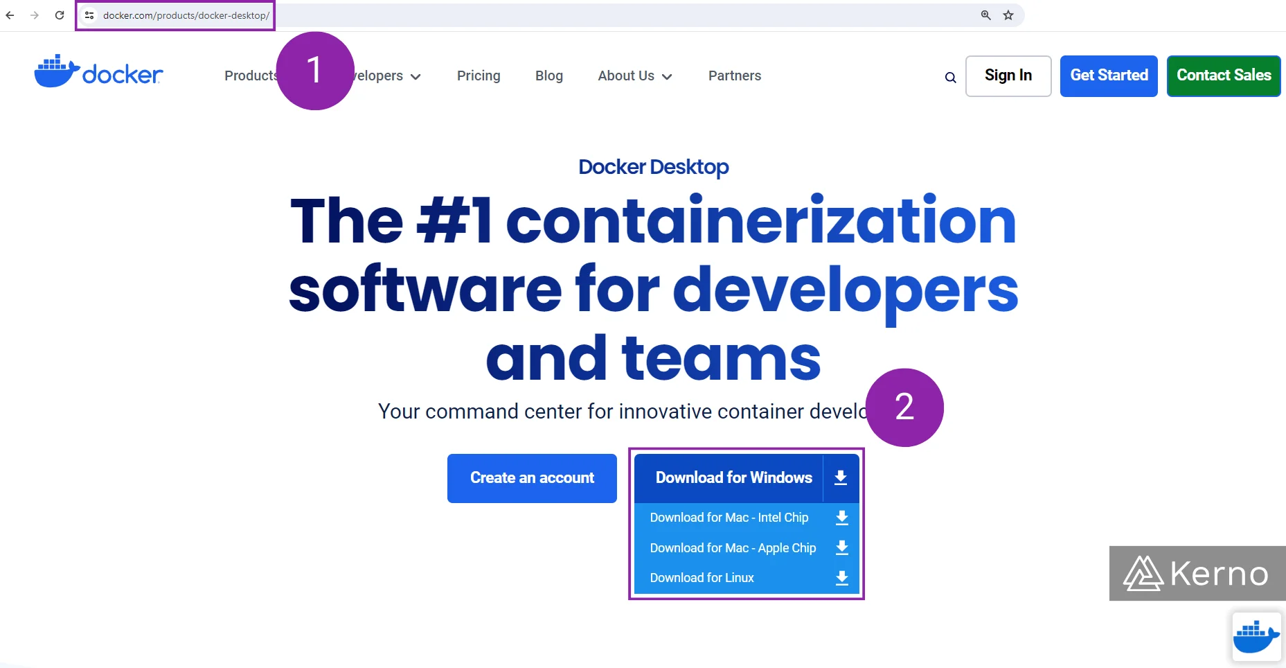 Figure 1 - Installing Kubernetes | Downloading Docker Desktop for Running Kubernetes Locally