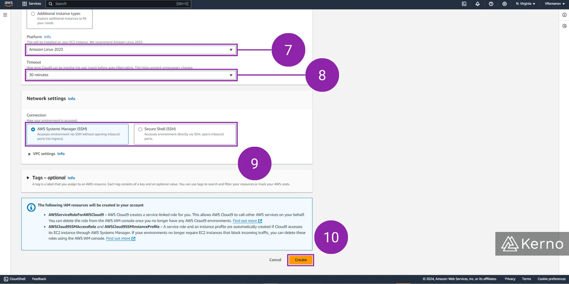 Figure 4 - AWS Copilot | New EC2 instance Running Linux