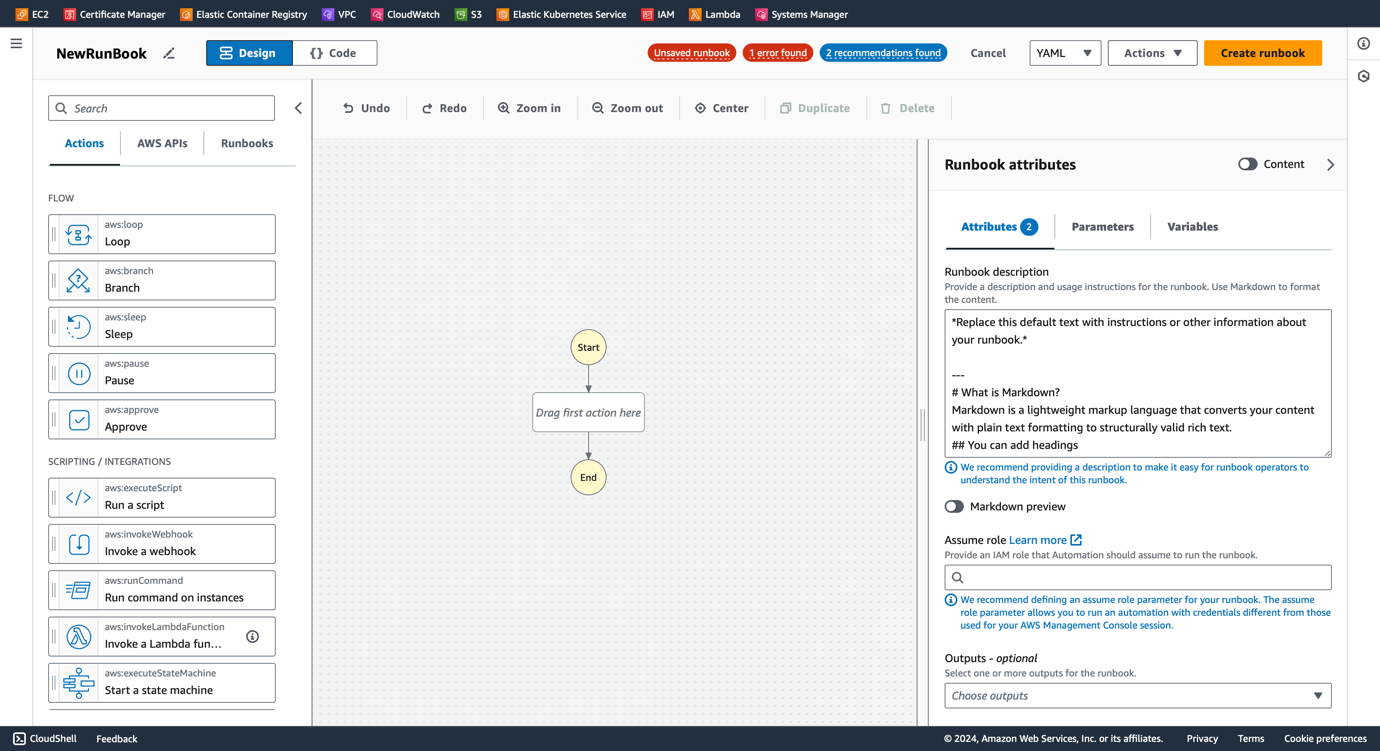 Figure 24 - Jira Automation AWS SSM | AWS Systems Manager - Automation