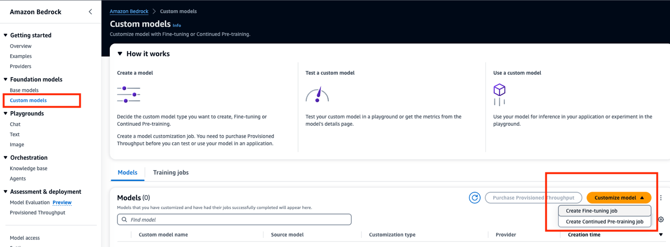 Figure 3.1 - Creating custom models