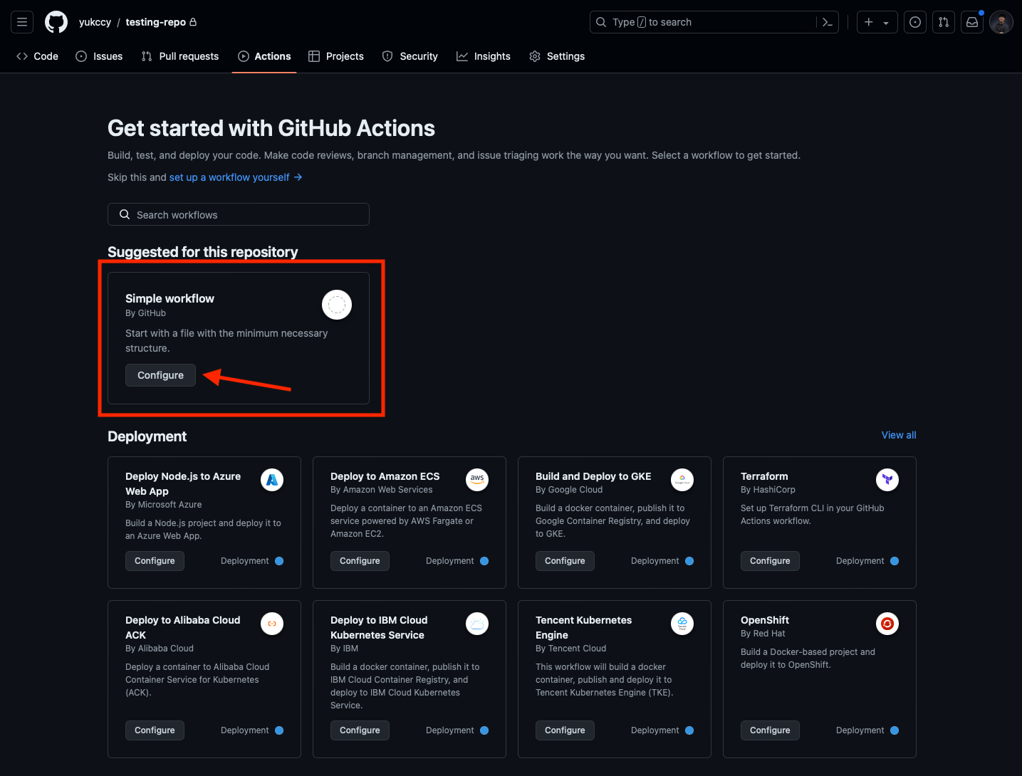 Figure 2 Create Your First Workflows | Configure a simple workflow.