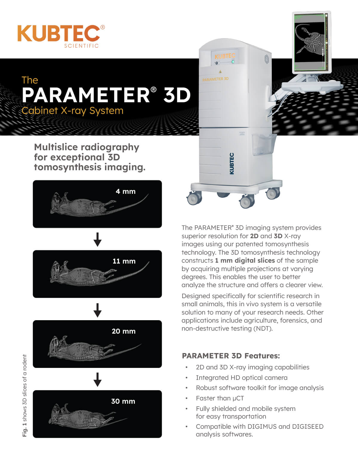 PARAMETER® 3D Tomosynthesis System
