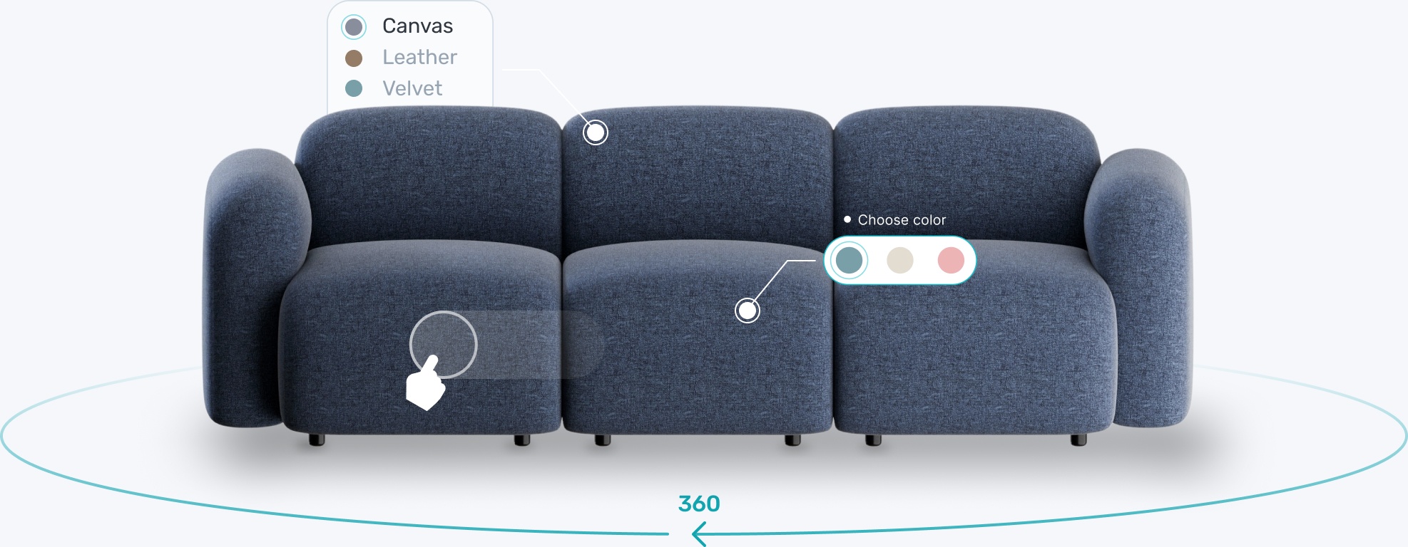 3D sofa image