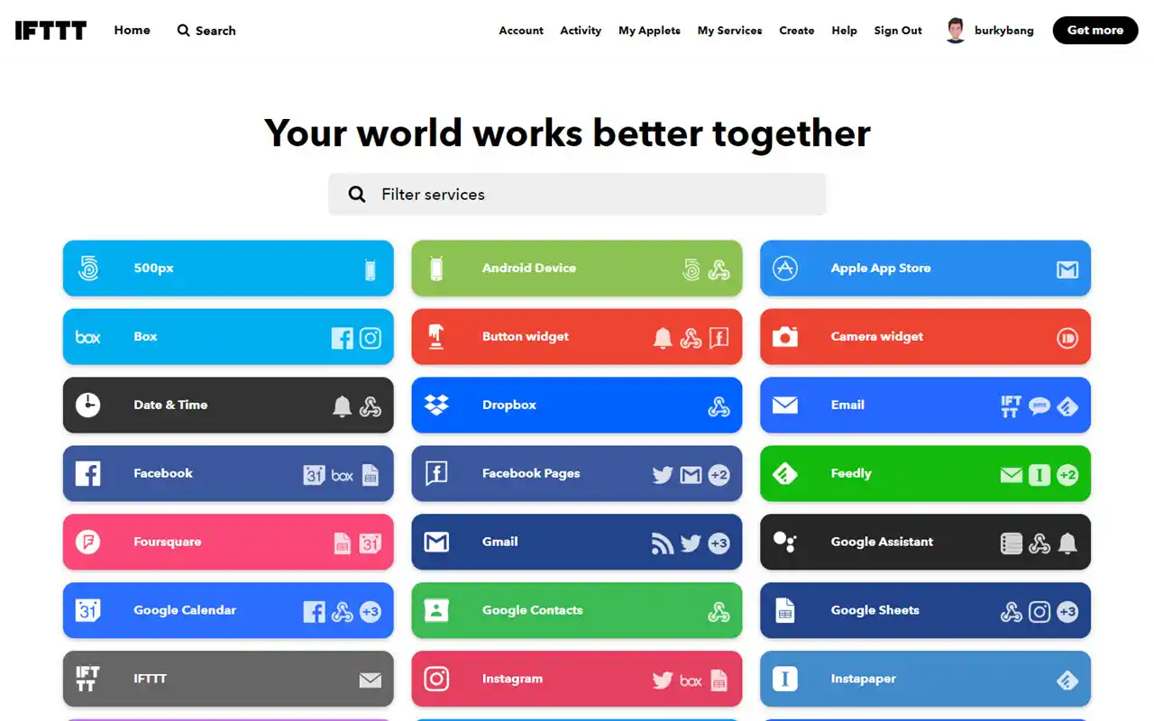 IFTTT Interface: Streamlined and user-friendly, it's the gateway to simple, yet effective automation.