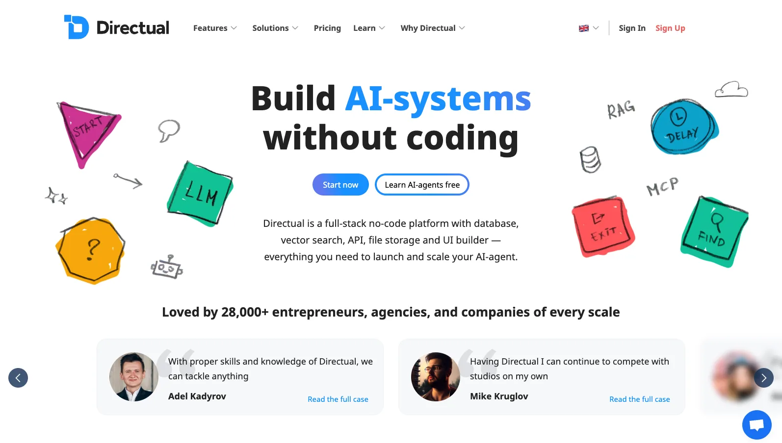 illustration image for the no-code tool Directual
