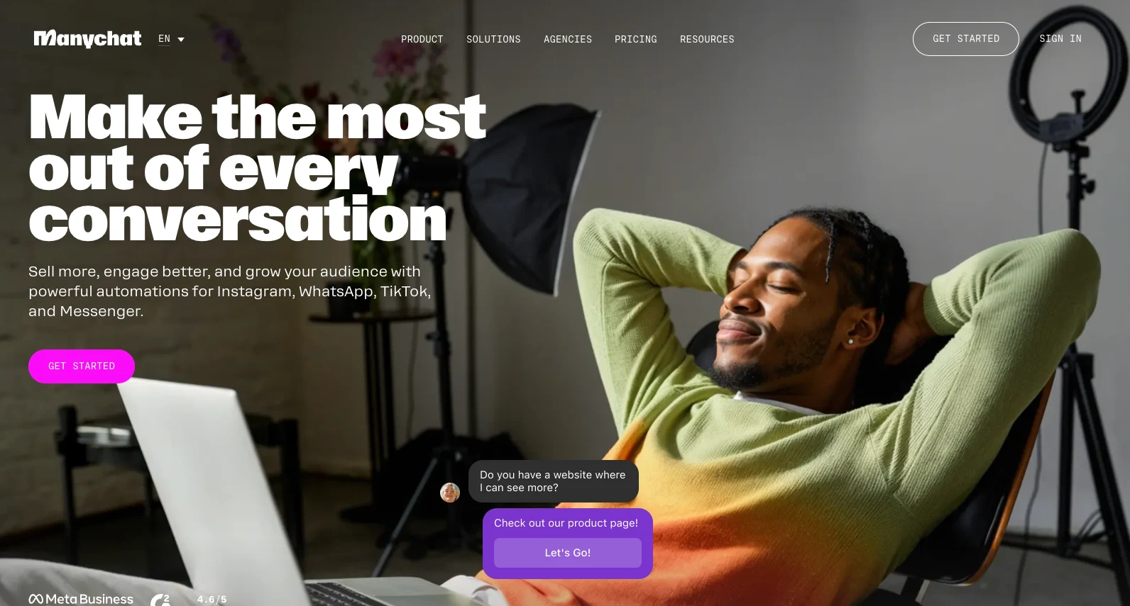 illustration image for the no-code tool ManyChat