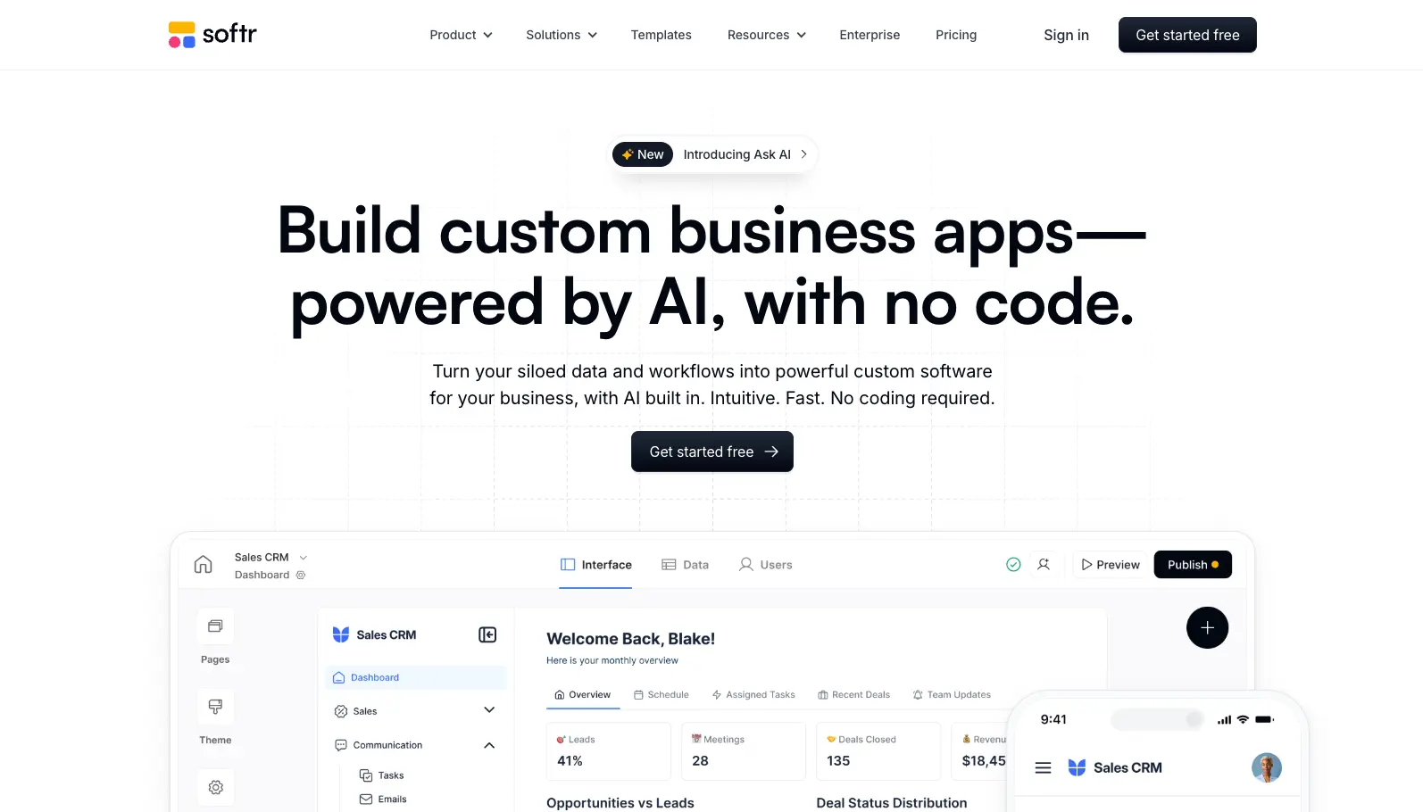 Softr No-Code Internal App