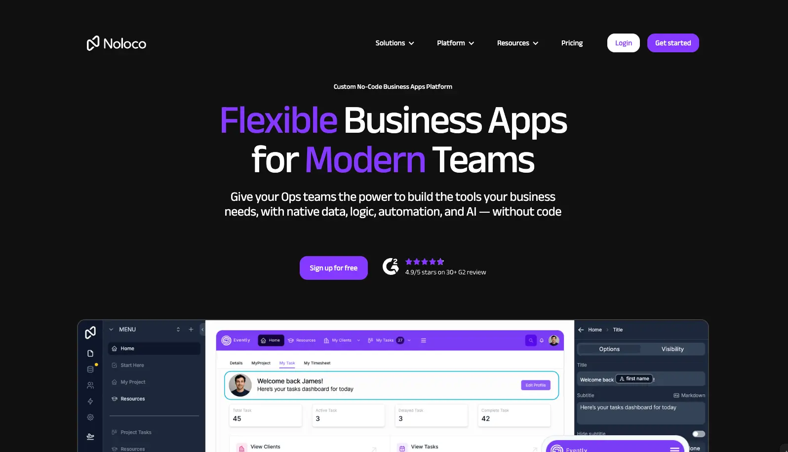 Noloco-Code Internal App