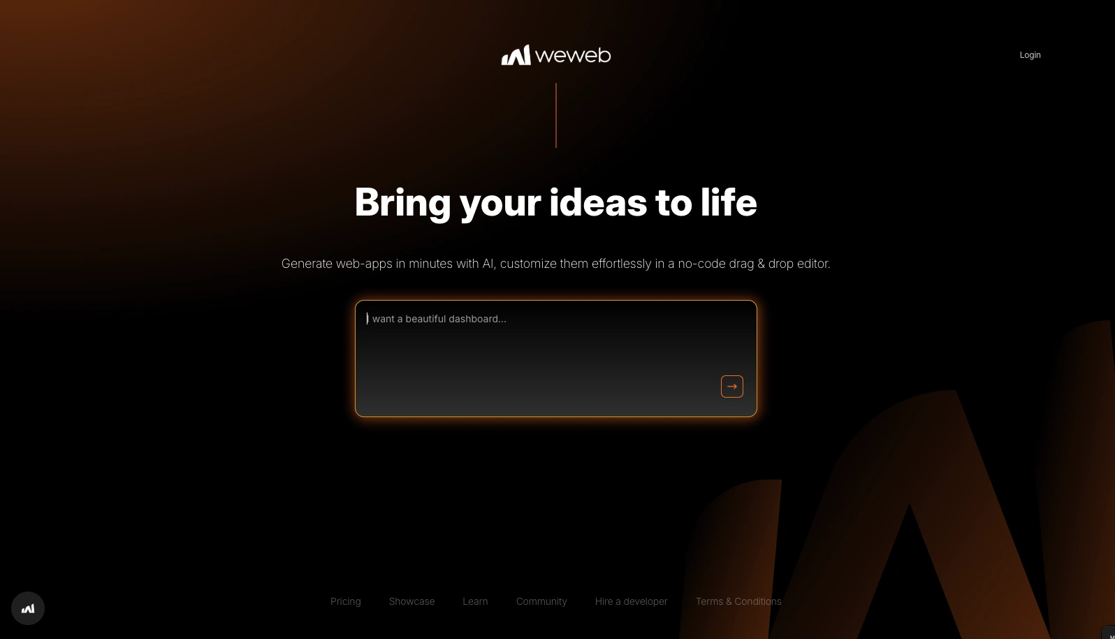 illustration image for the no-code tool WeWeb