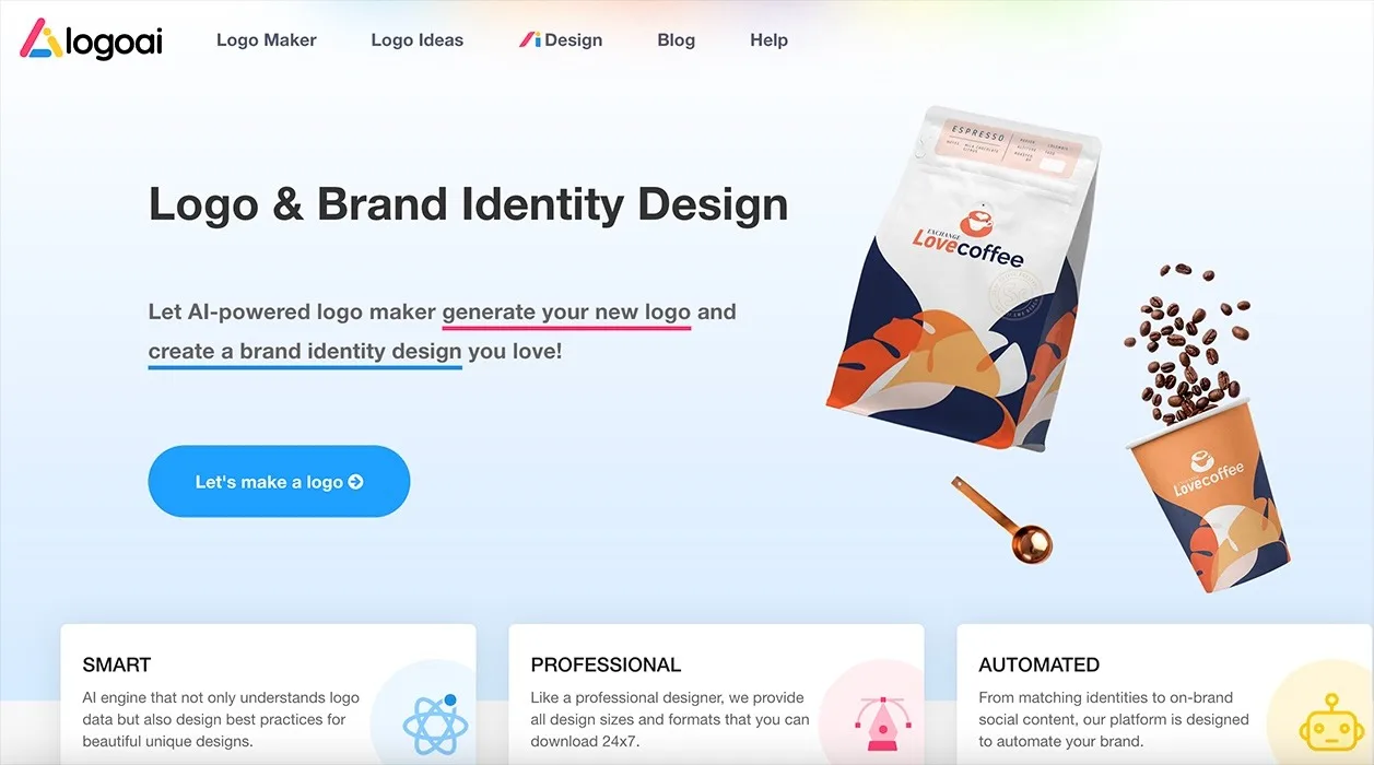 illustration image for the no-code tool LogoAI 