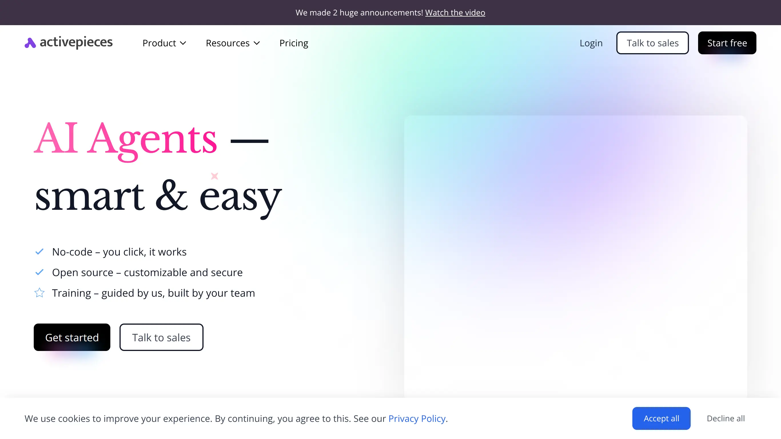 illustration image for the no-code tool Activepieces