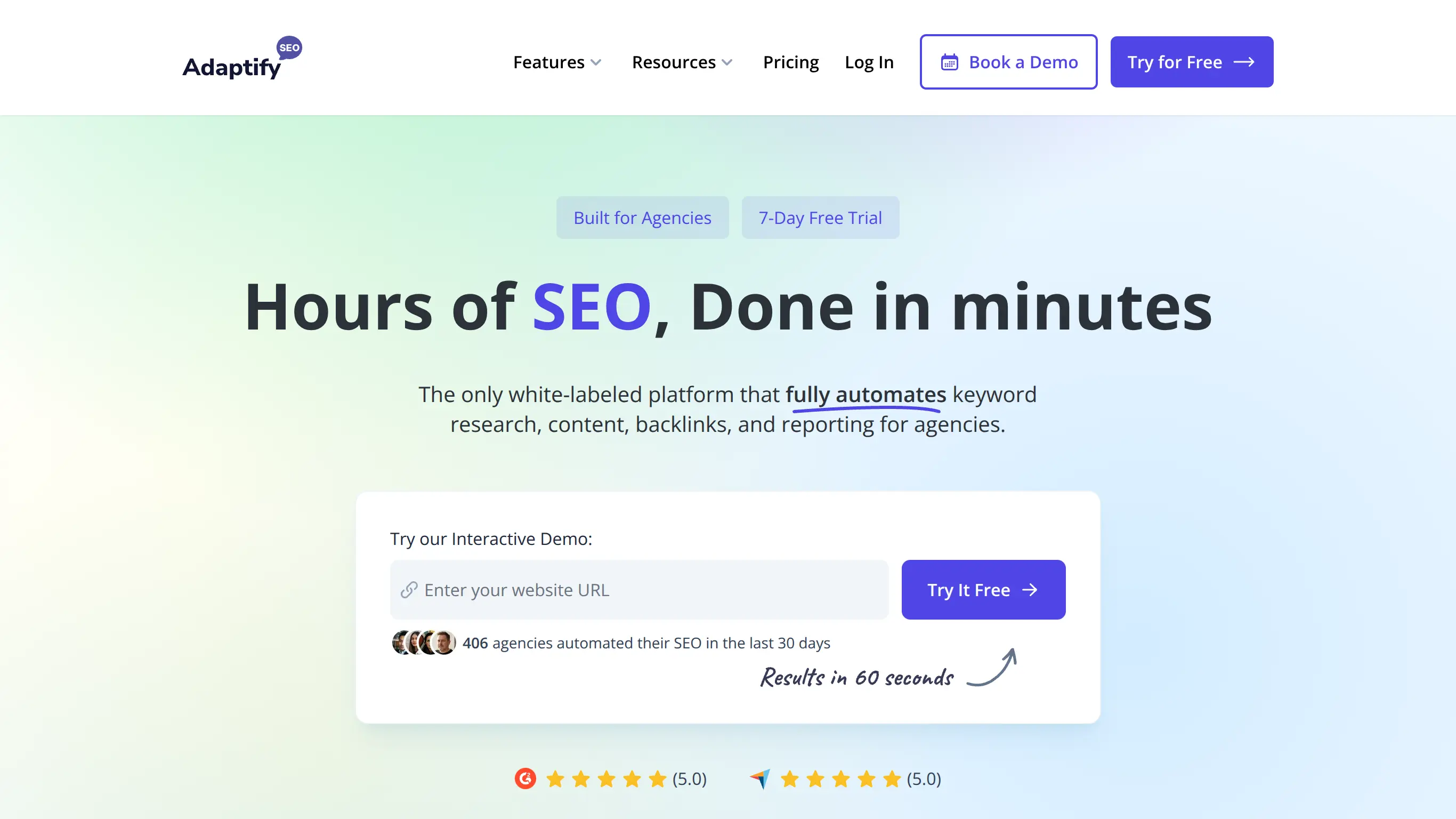 illustration image for the no-code tool Adaptify SEO