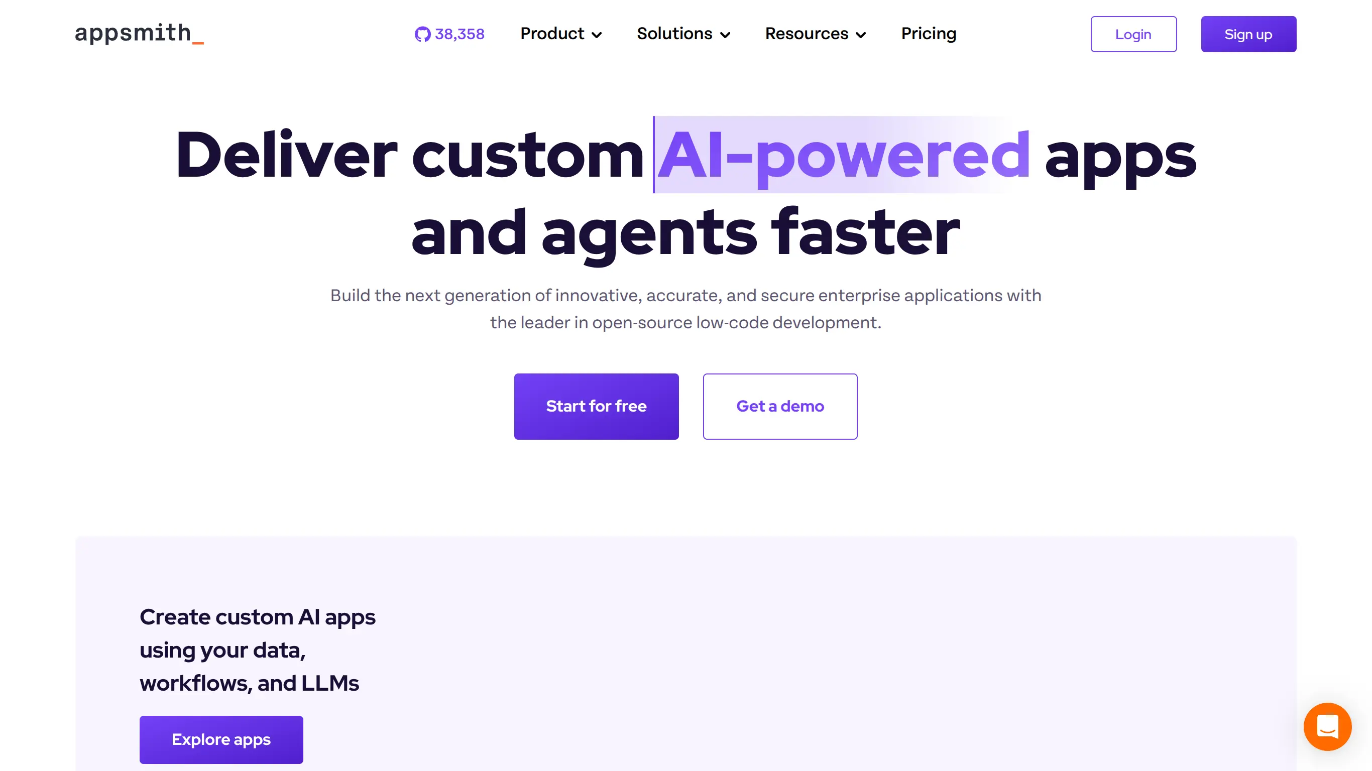 illustration image for the no-code tool Appsmith