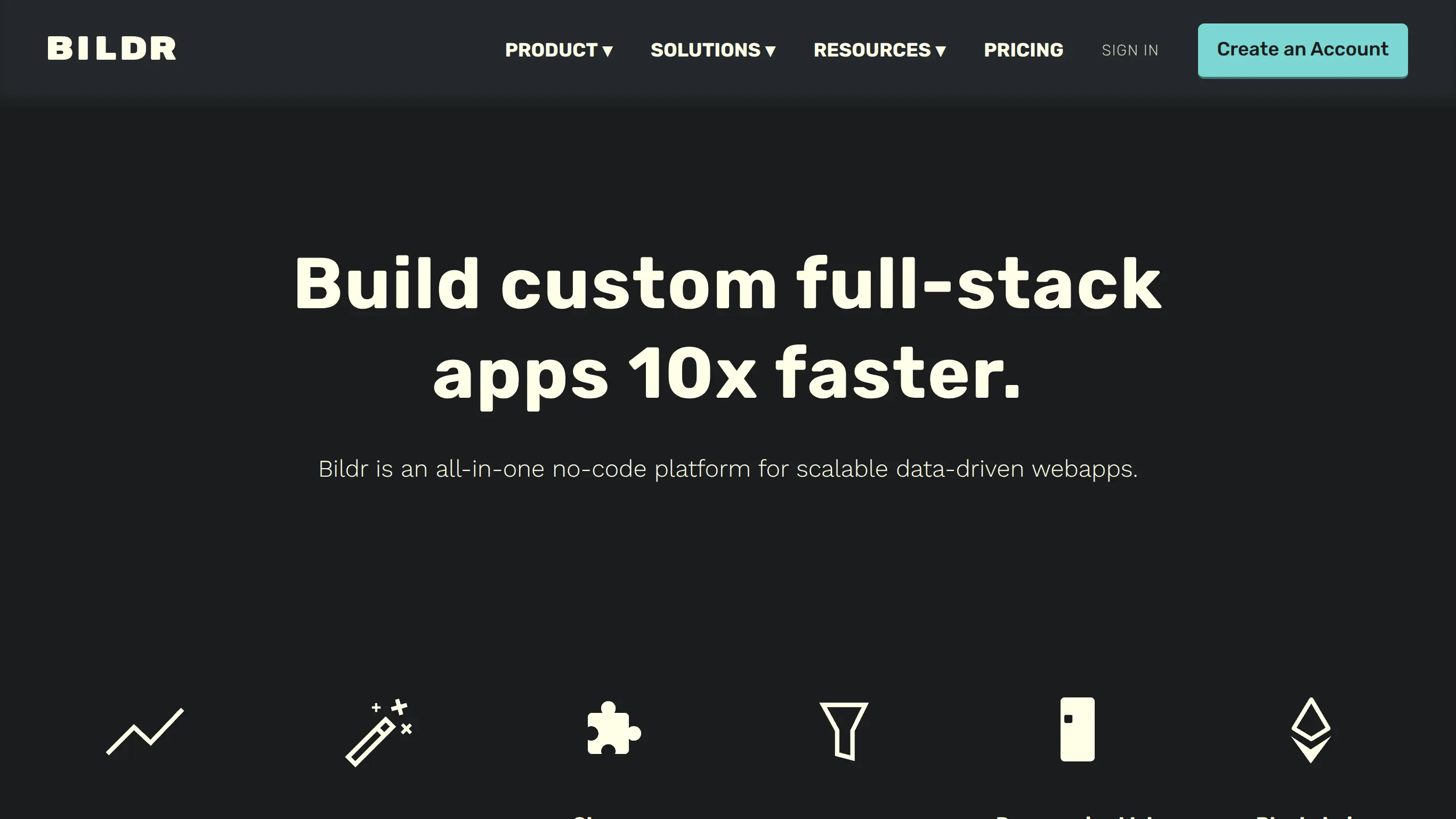 illustration image for the no-code tool Bildr