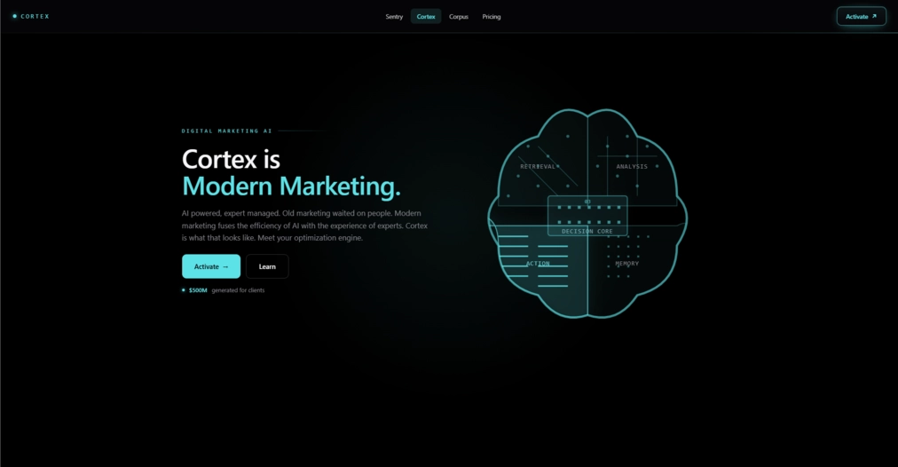 illustration image for the no-code tool Cortex
