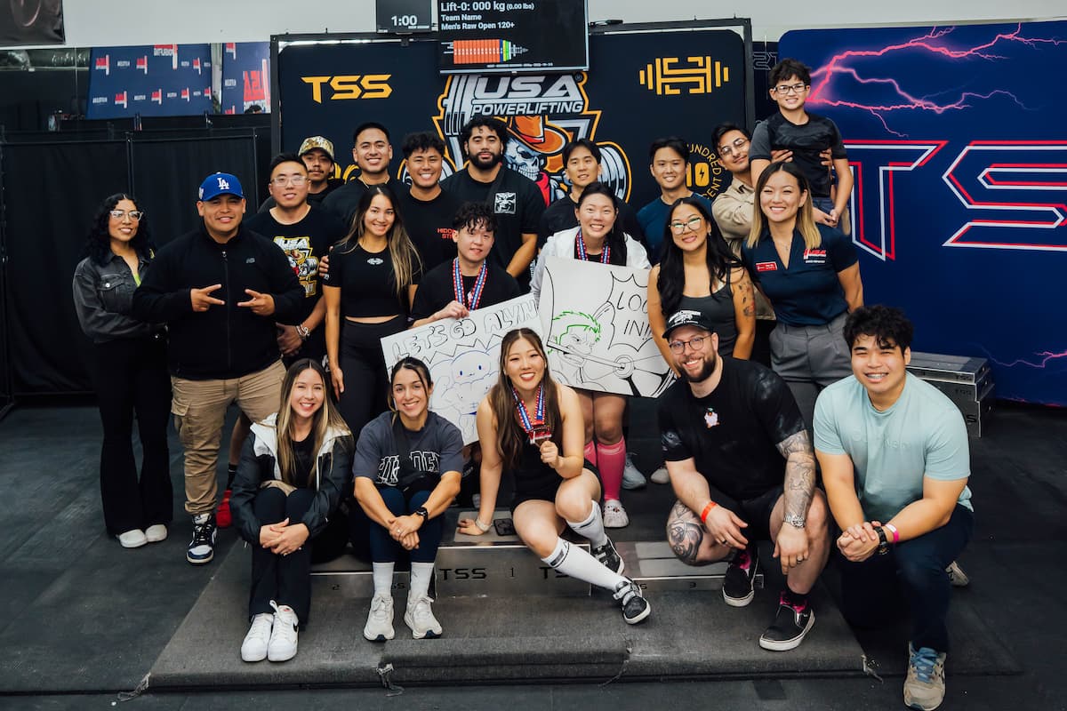 Hidden Strength members powerlifting competition