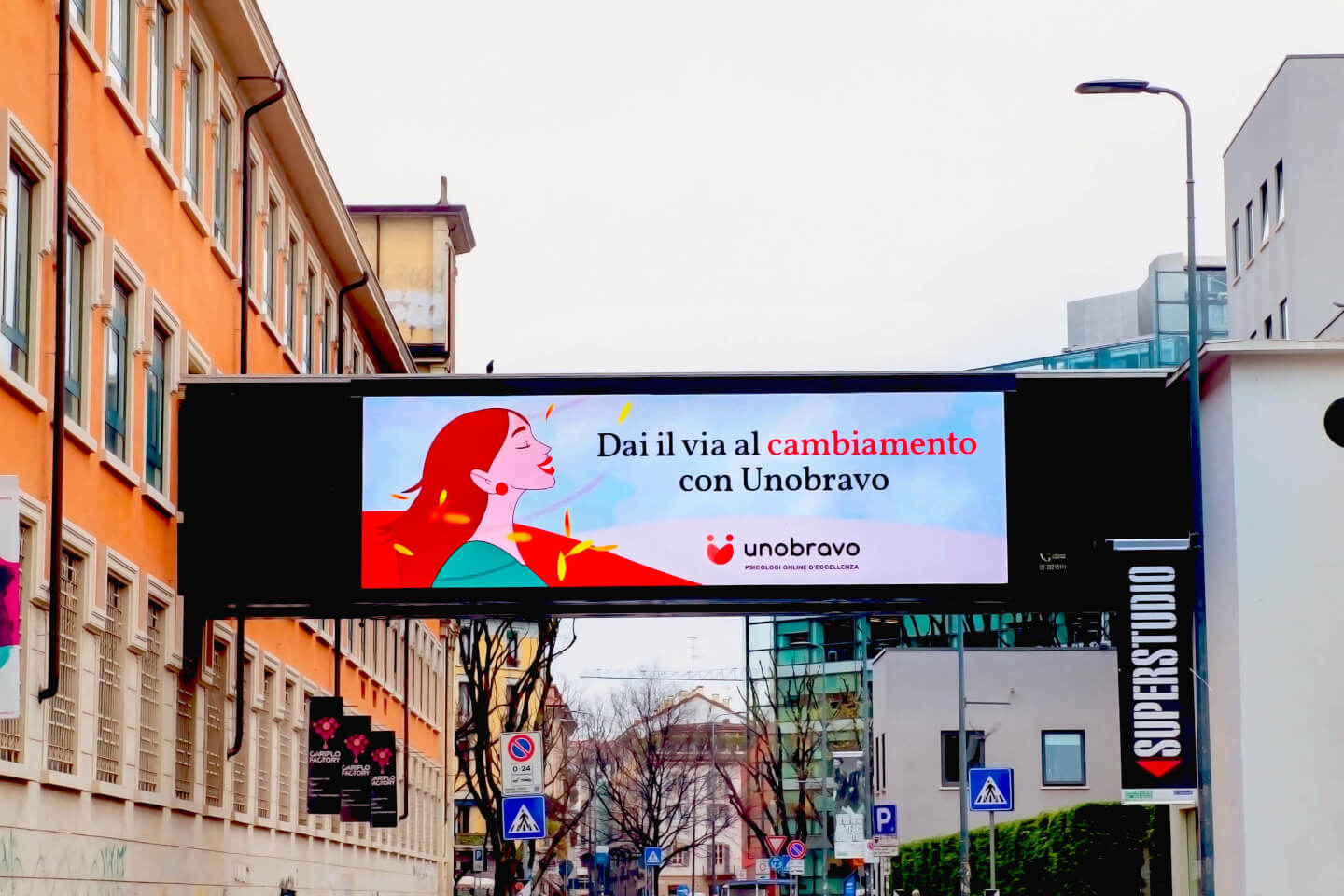 Unobravo parla al cuore delle persone: la nuova campagna visual a Milano