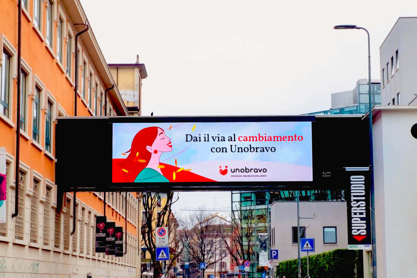Unobravo parla al cuore delle persone: la nuova campagna visual a Milano