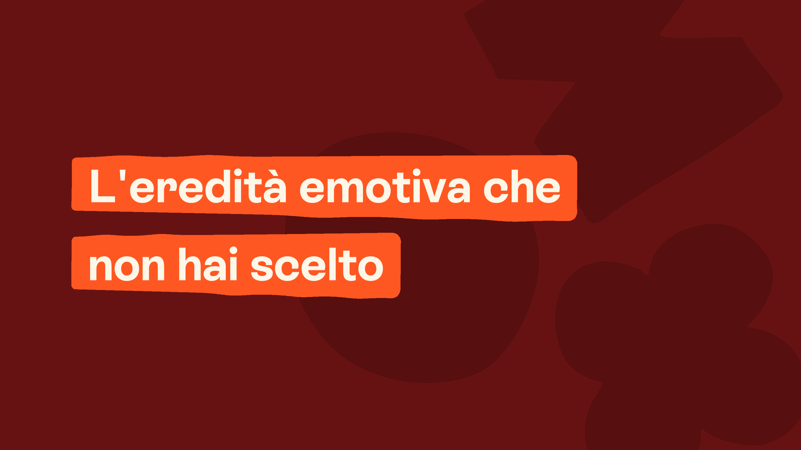 Trauma intergenerazionale: che cos'è e come si trasmette