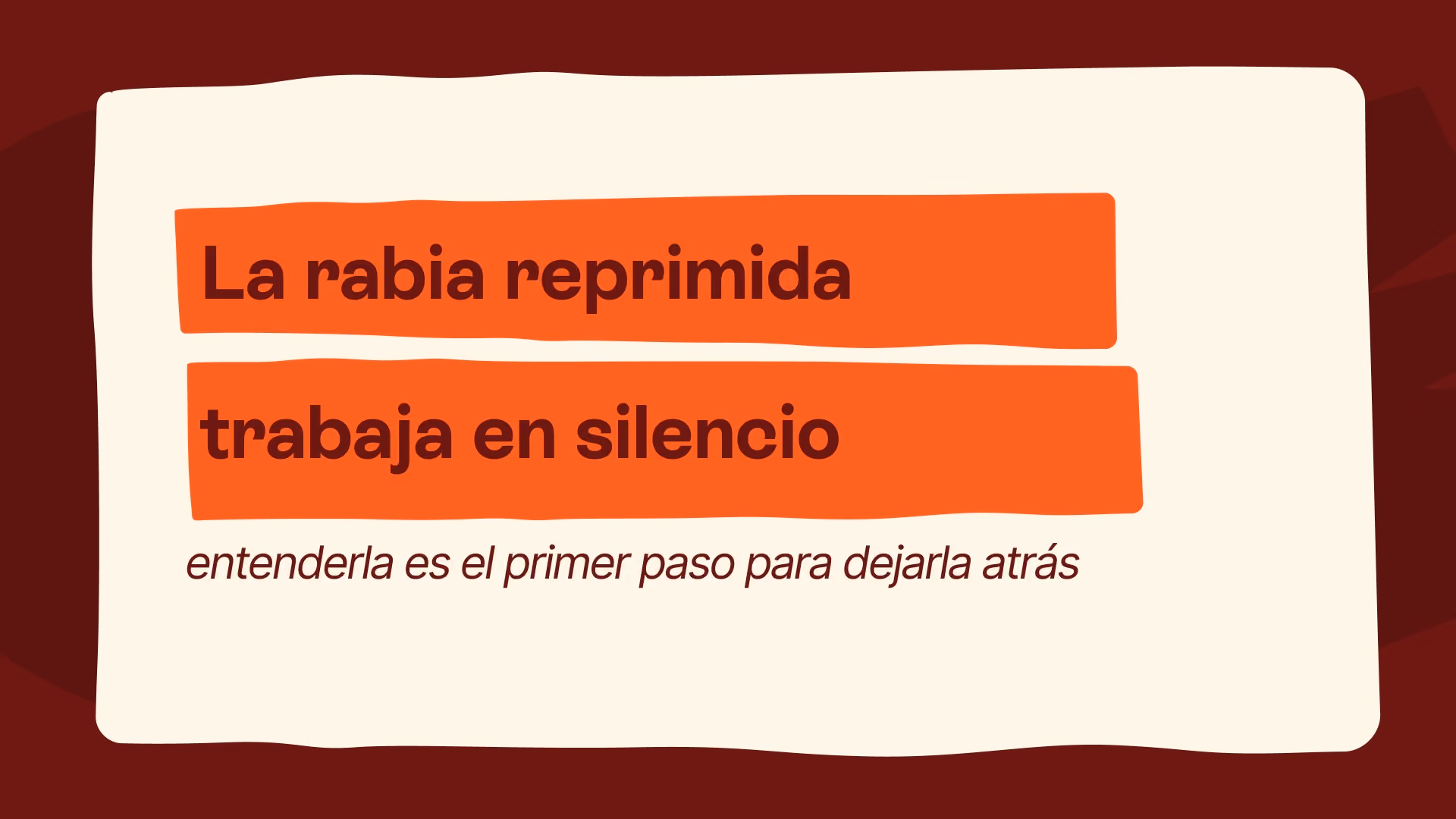 Rabia reprimida: entenderla y gestionarla de forma eficaz