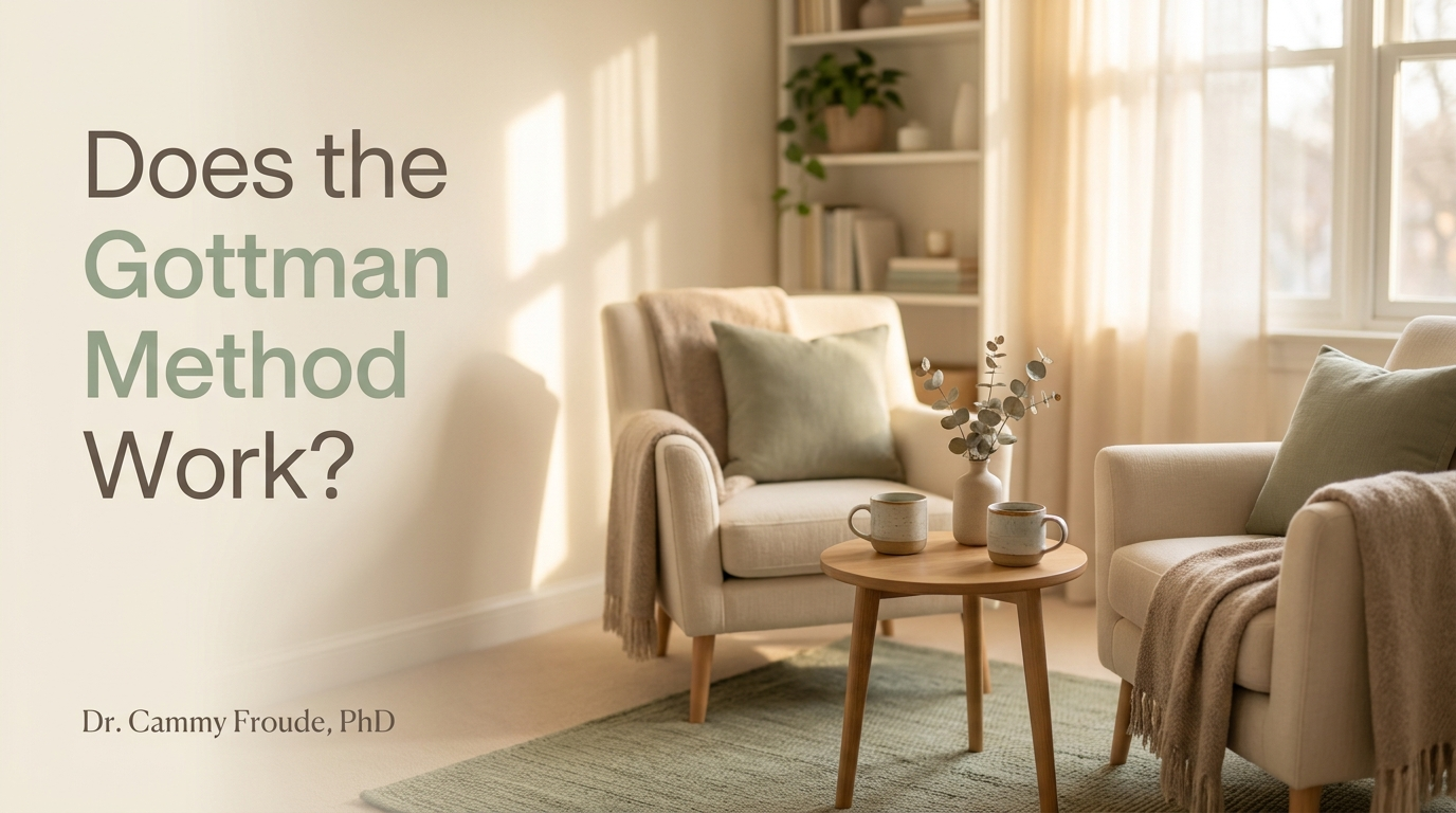 Does the Gottman Method Work, warm therapy setting, Dr. Cammy Froude PhD